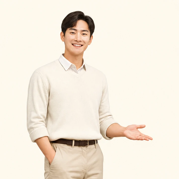 스포티지 중고차 장기렌트카 상담 신청을 안내하는 담당자